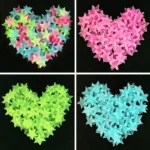 100Pcs-Wall-Stickers-Glow-Stars-Sticker-Decals-for-Kids-Baby-Rooms-Colorful-Fluorescent-Stickers-Home-Decorbedroom