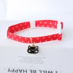 2022-New-Cute-Cat-Collar-with-Bell-Adjustable-Buckle-Cats-Bell-Pet-Supplies-Kitten-Accessories