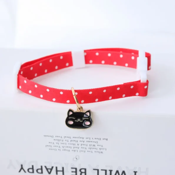 2022-New-Cute-Cat-Collar-with-Bell-Adjustable-Buckle-Cats-Bell-Pet-Supplies-Kitten-Accessories-3