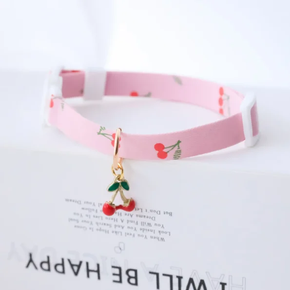 2022-New-Cute-Cat-Collar-with-Bell-Adjustable-Buckle-Cats-Bell-Pet-Supplies-Kitten-Accessories-4