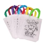 DIY-Graffiti-Bag-with-Markers-Handmade-Painting-Non-Woven-Bag-for-Children-Arts-Crafts-Color-Filling