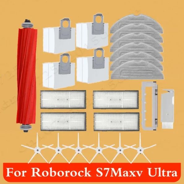 For-Roborock-S7-MaxV-Ultra-Accessories-S7-MaxV-Plus-Main-Side-Brush-Mop-Hepa-Filter-Dust