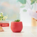 Plastic-Drainage-Hole-Egg-Shape-Plant-Pot-Flowerpot-Home-Office-Garden-Decor