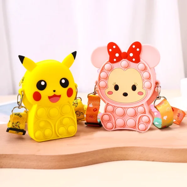 Pokemon-Anime-Bag-Pikachu-Pop-Fidget-Toys-Silicone-Wallet-Squishy-Push-Bubble-Coin-Purse-Girl-Bag